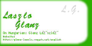 laszlo glanz business card